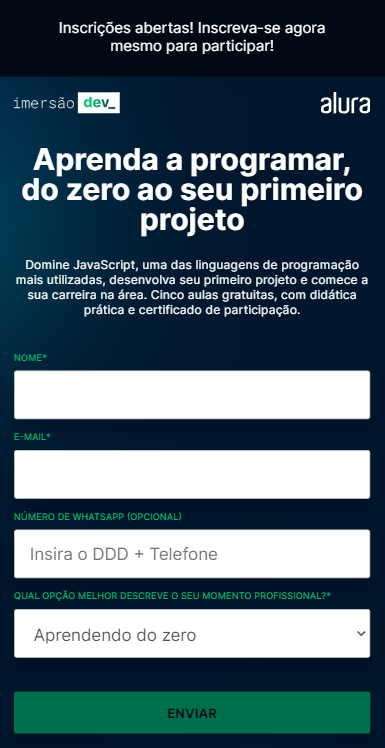 Imersão Dev: Aprenda a Programar de graça em 2023