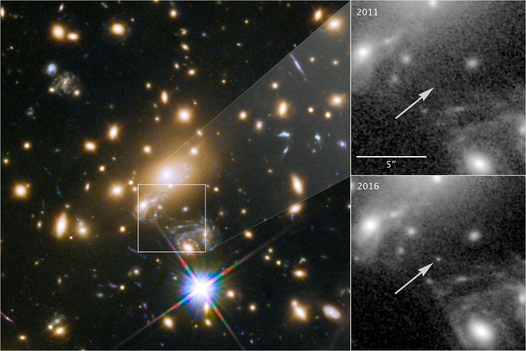 Telescópio Hubble captura imagem da estrela mais distante já vista da Terra