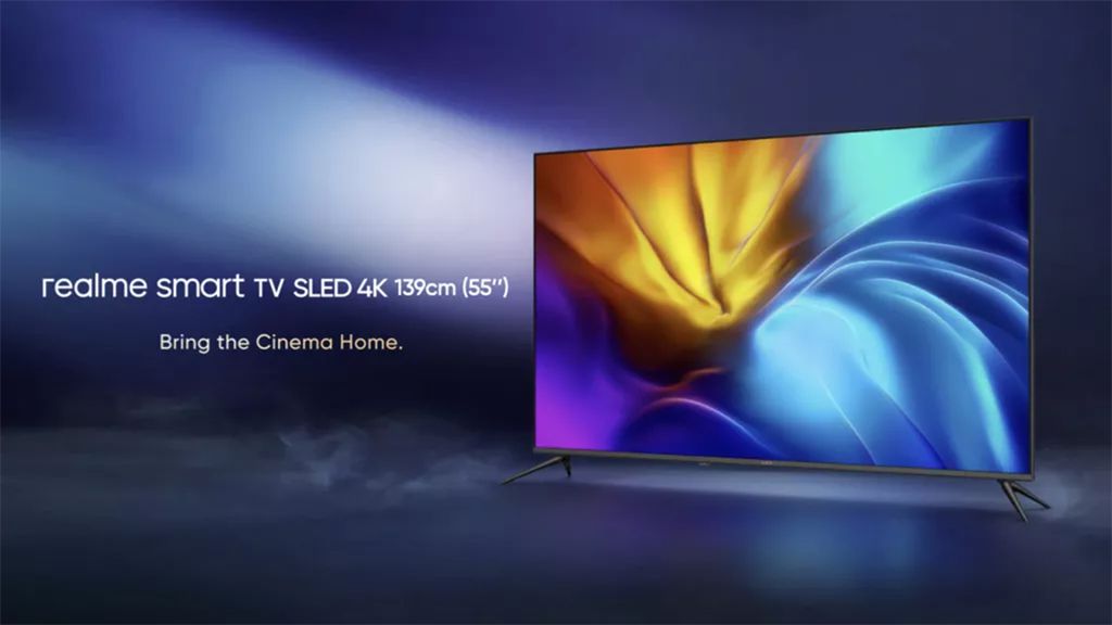 Realme lança primeira TV 4K com tecnologia em SLED