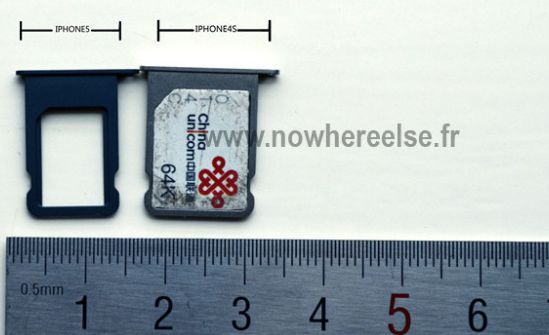 Nano-SIM iPhone 5