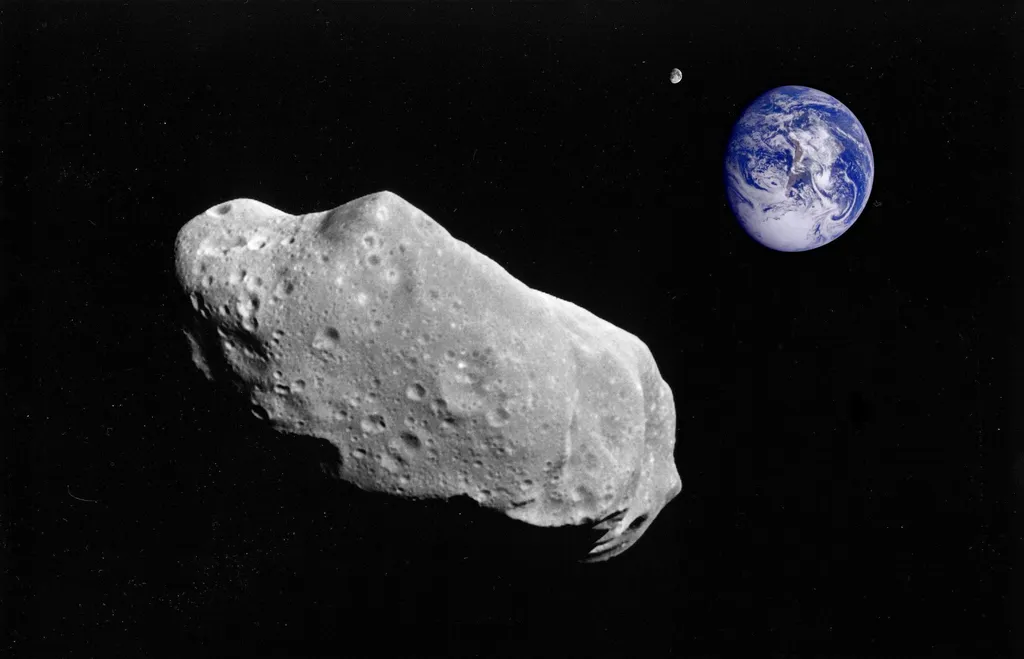 Por ser muito mais massiva, a gravidade da Terra poderá afetar o asteroide Apophis (Imagem:Reprodução/urikyo33/Pixabay)