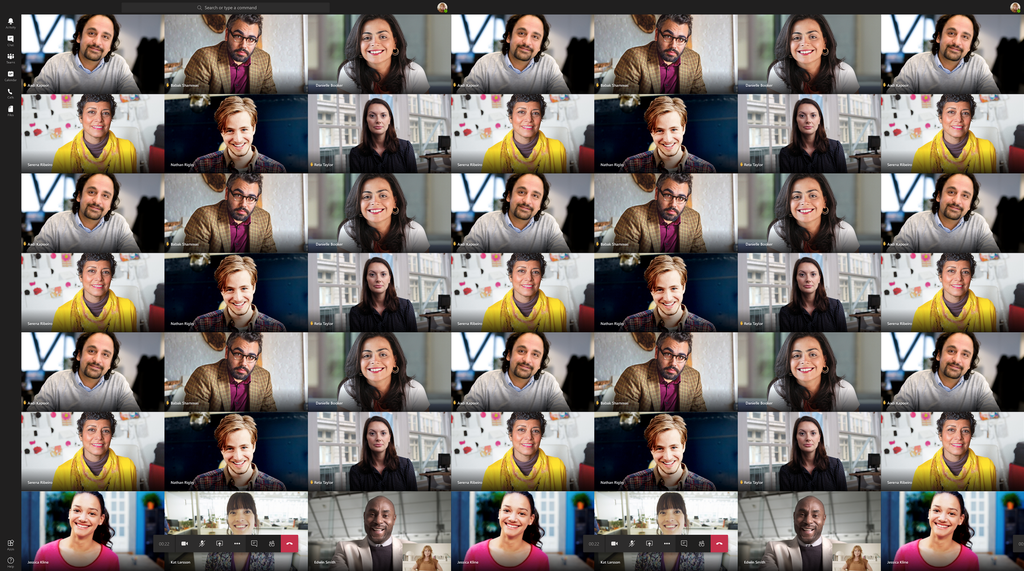 Microsoft Teams planeja videoconferência com até 49 pessoas em tela (Imagem: Rubens Eishima/Canaltech)