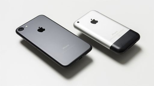 Comparativo de gerações: iPhone (o primeiro) versus iPhone 7