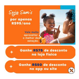 🔥 Sam’s Club - Assine Sam’s Club e ganhe o valor de R$ 400 de desconto na primeira compra no clube!🔥