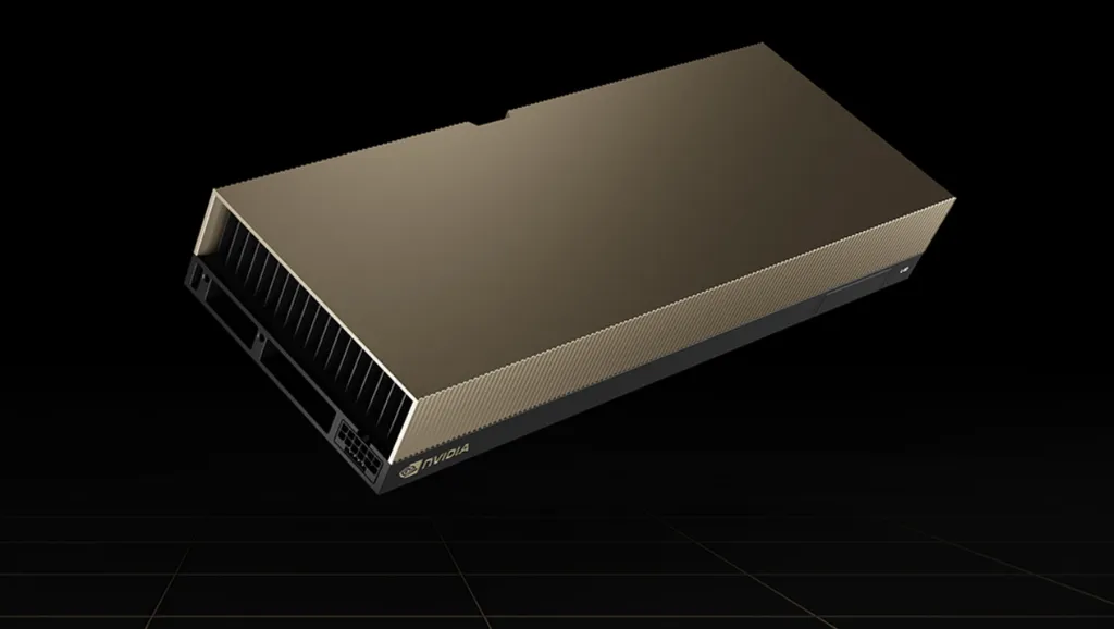 Nvidia L40 leva a microarquitetura Ada Lovelace aos servidores, prometendo alto desempenho e grande capacidade de memória para tarefas pesadas como inferência de IA e Gêmeos Digitais (Imagem: Nvidia)