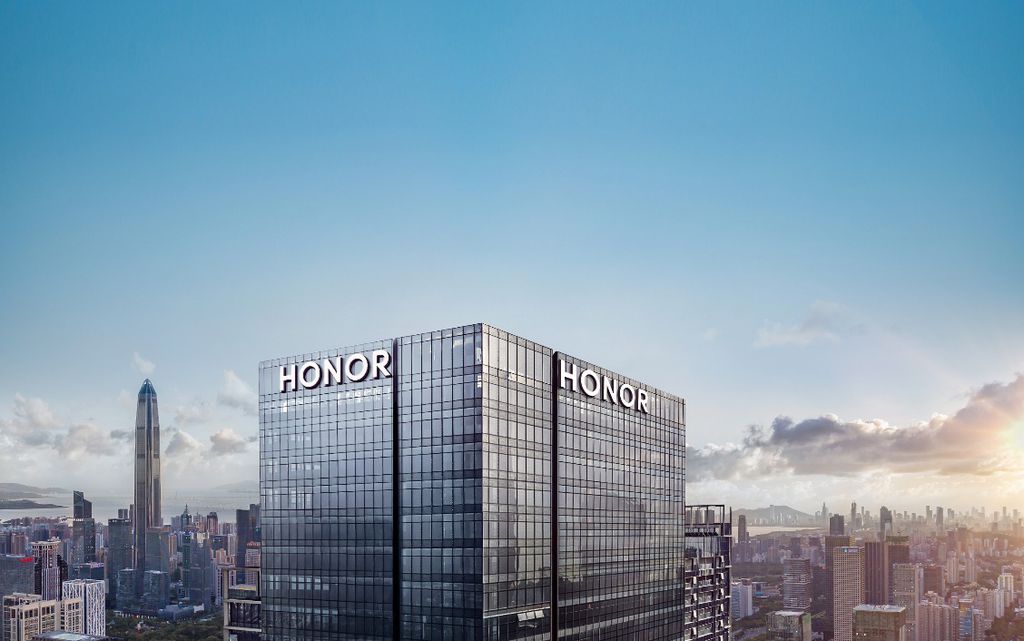 Vista externa da nova central de operações globais da Honor, em Shenzhen, China (Imagem: Reprodução/Honor)