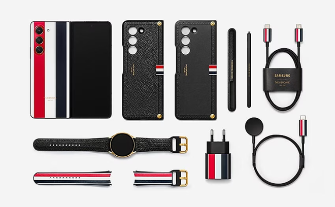 Galaxy Z Fold 5 ganha edição Thom Browne com visual sofisticado