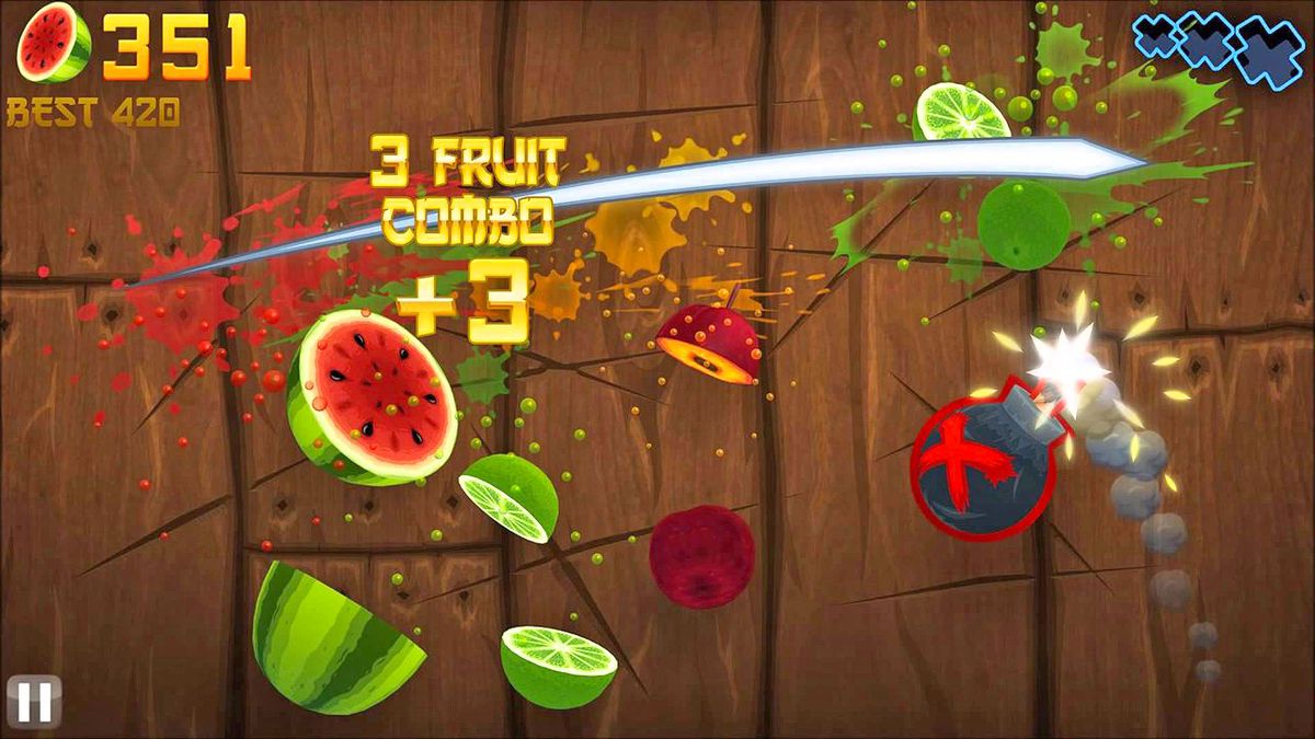 Fruit Ninja no Jogos 360