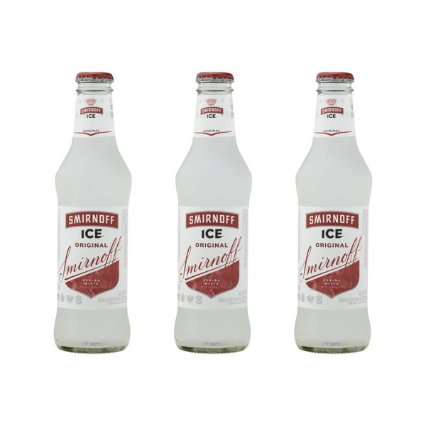 Três unidades de Vodka Smirnoff Ice, 275ml | R$ 7,90 CADA