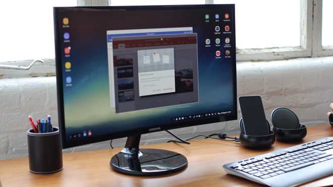 O Dex da Samsung, por exemplo, "transforma" o smartphone em um "desktop". Faz o smartphone se comportar como um computador comum, com teclado, mouse e monitor