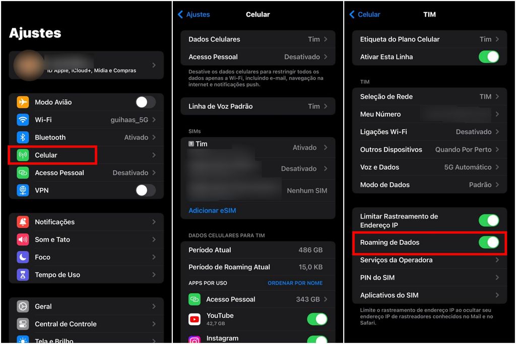 Como ativar o roaming de dados no sistema Android (Imagem: Captura de tela/Guilherme Haas/Canaltech)