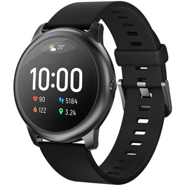 Smartwatch Haylou LS05 Solar, Bluetooth 5.0, IP68, Tela 1.28" HD - 2020 (Preto)