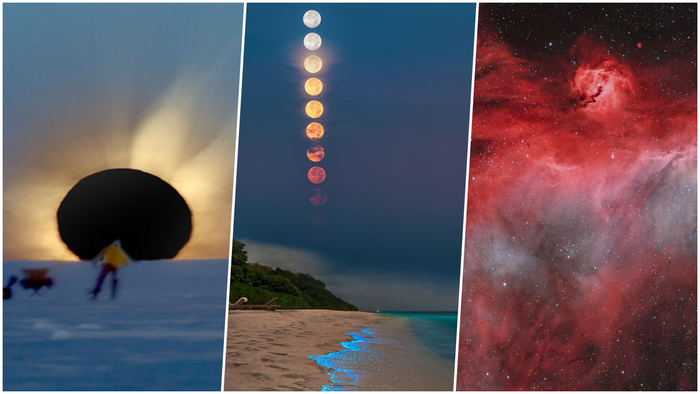 Destaques da NASA: eclipse solar e + nas fotos astronômicas da semana