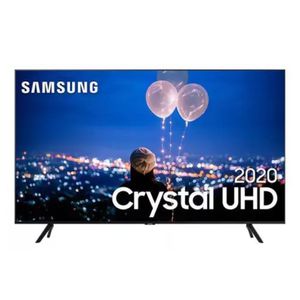 Samsung Smart TV Crystal UHD TU8000 4K 75", Borda Infinita, Alexa built in, Controle Único, Visual Livre de Cabos