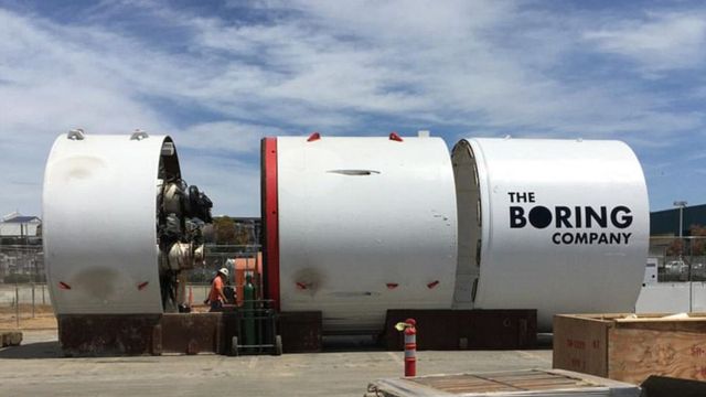 Túnel da The Boring Company em Hawthorne, na Califórnia, já está escavado