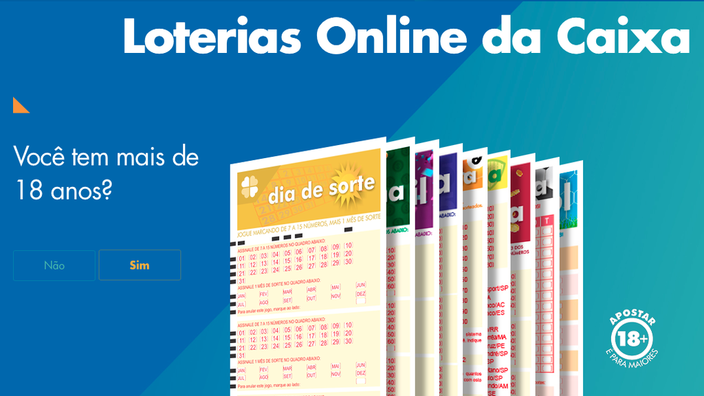 Loterias CAIXA - Agora você aposta na Mega da Virada também pela internet. Loterias  Online, o site oficial das Loterias Caixa. Guarde sua sorte e aposte!  loteriasonline.caixa.gov.br #PraTodosVerem: Na imagem, um computador