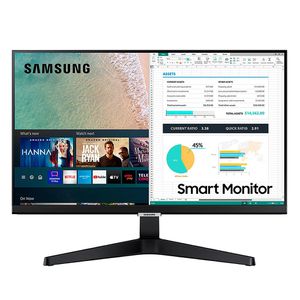 Monitor Smart Samsung 24 IPS SmartHub, Bluetooth, HDR, Plataforma Tizen, AirPlay 2, Full HD, HDMI, VESA - LS24AM506NLMZD