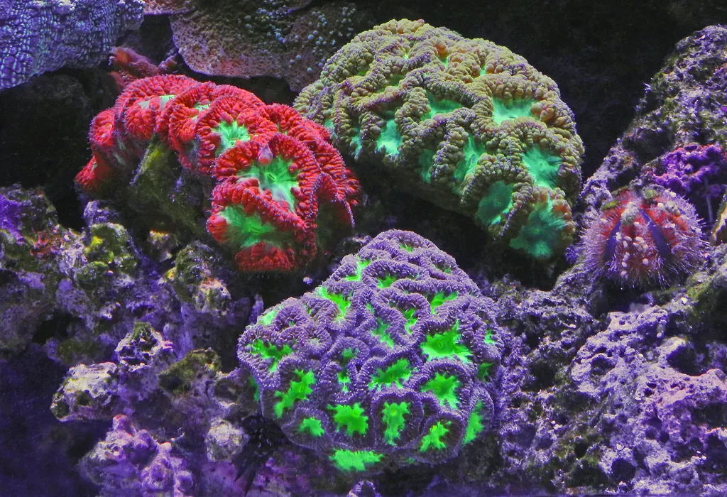 O brilho verde dos corais permite a captura de mais presas (Imagem: David Clode/Unsplash)