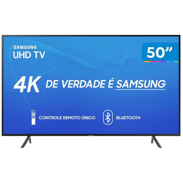 Smart TV 4K LED 50” Samsung UN50RU7100 Wi-Fi - HDR 3 HDMI 2 USB - Magazine Canaltechbr