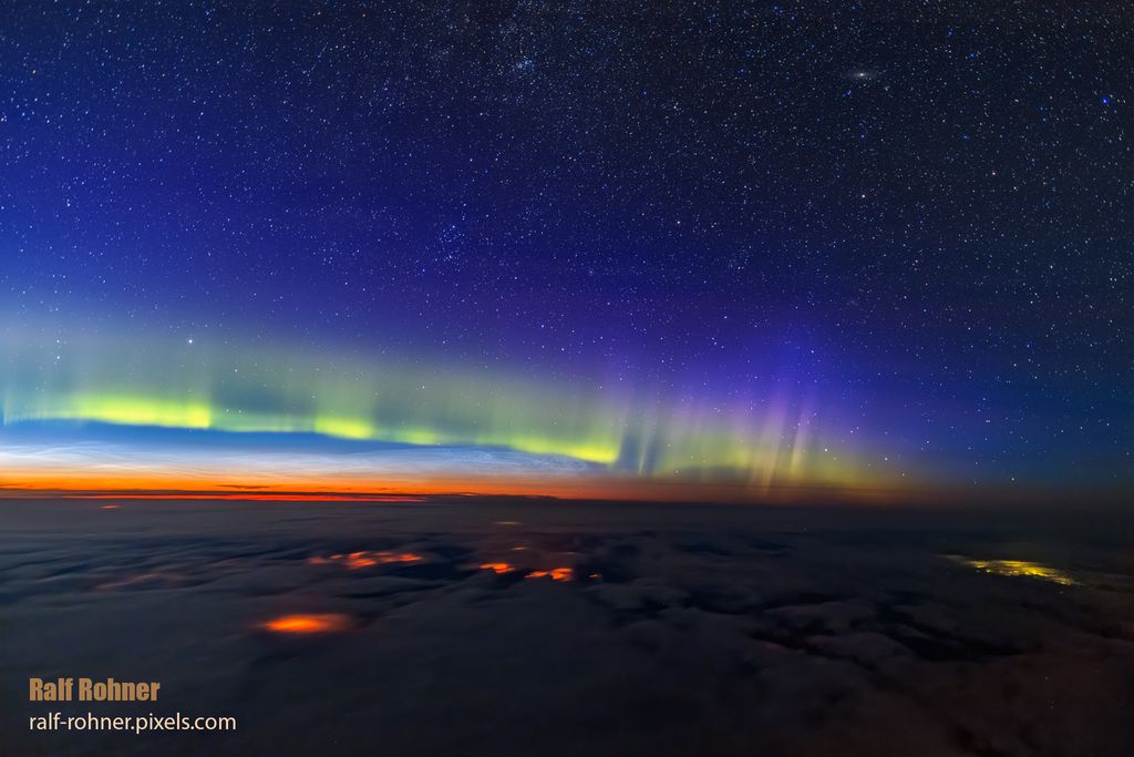 Esta foto foi feita a cerca de 10 km de altitude, por um piloto a bordo de um avião (Imagem: Reprodução/Ralf Rohner)