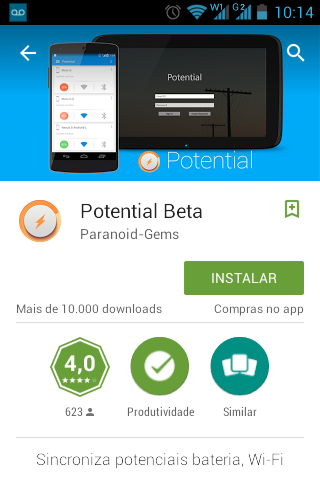 Monitorar bateria do smartphone com o Potential Monitorar bateria do smartphone com o Potential