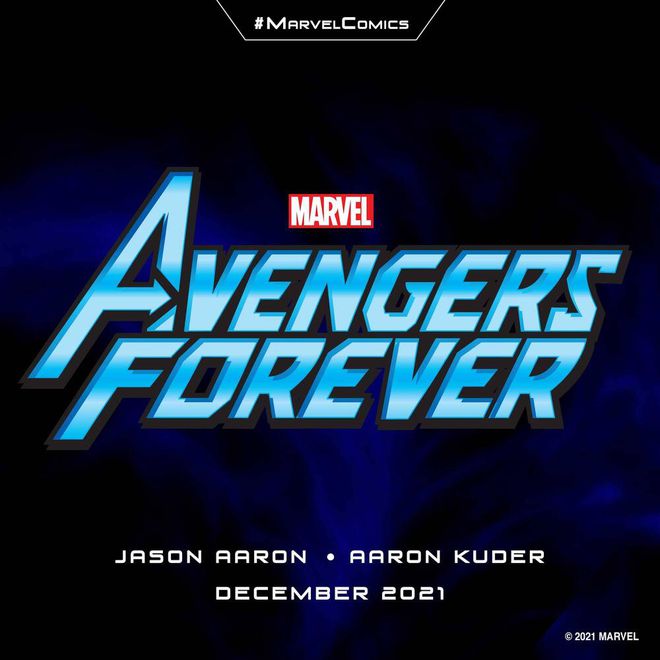 Logo de Avengers Forever, nova revista da Marvel nos EUA (Imagem: Divulgação/Marvel)