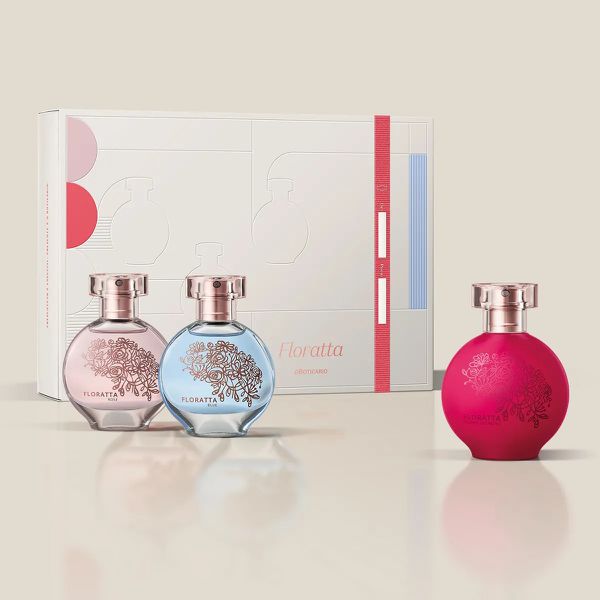 PARCELADO | Perfume Floratta Colônia Spray 30 Ml - Presente (3 Itens) | CUPOM