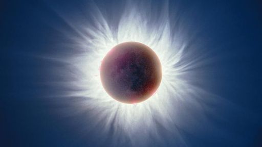 Imagens de satélite mostram a sombra da Lua na Terra durante o eclipse solar