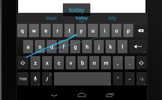 Gesture Typing Gesture Typing
