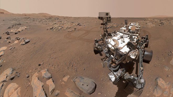 Rover Perseverance em Marte
