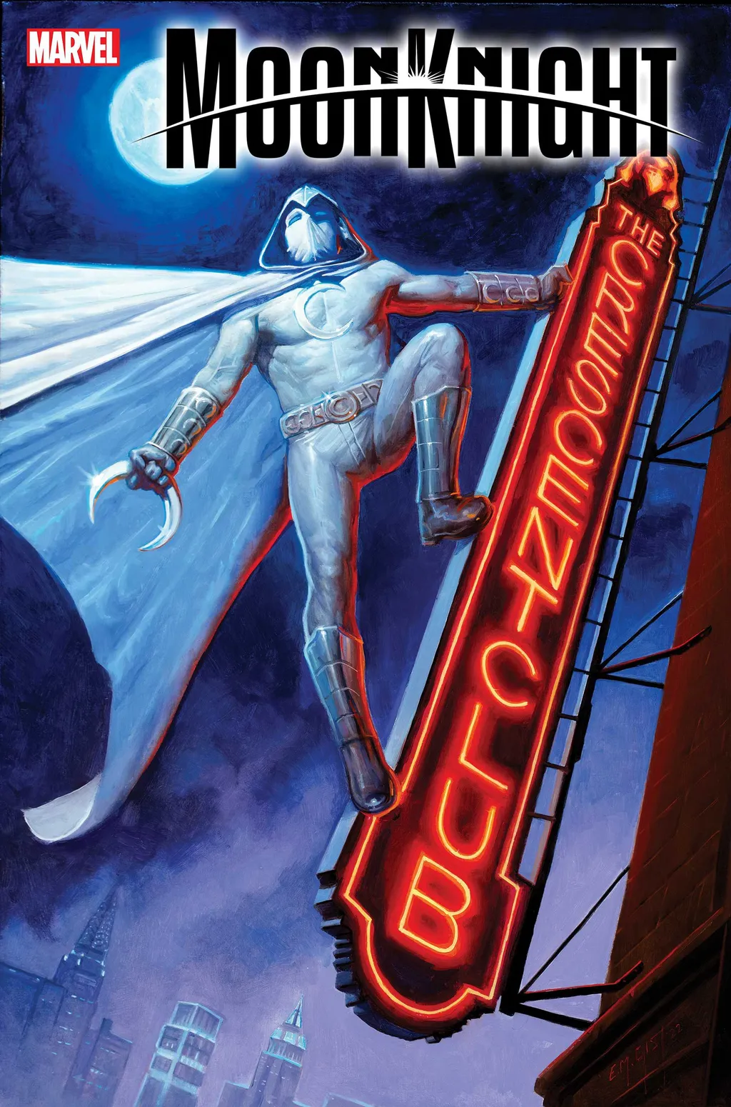 Cavaleiro da Lua em capa de Moon Knight nº 13 (Imagem: Divulgação/Marvel)