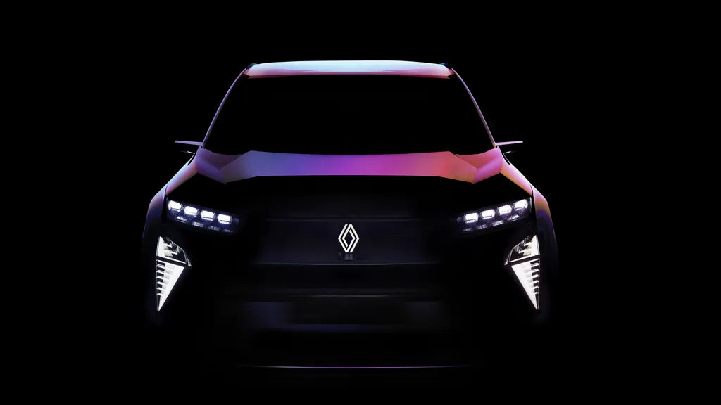 Carro-conceito movido a hidrogênio da Renault será revelado em maio (Imagem: Divulgação/Renault)