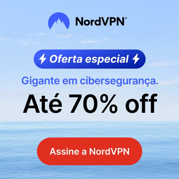 🔒 NordVPN - Desconto exclusivo Canaltech: até 15% OFF acumulativo no plano de 2 anos!