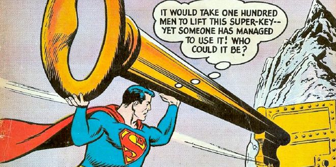 Superman já teve sua própria versão do Mjolnir, o martelo do Thor