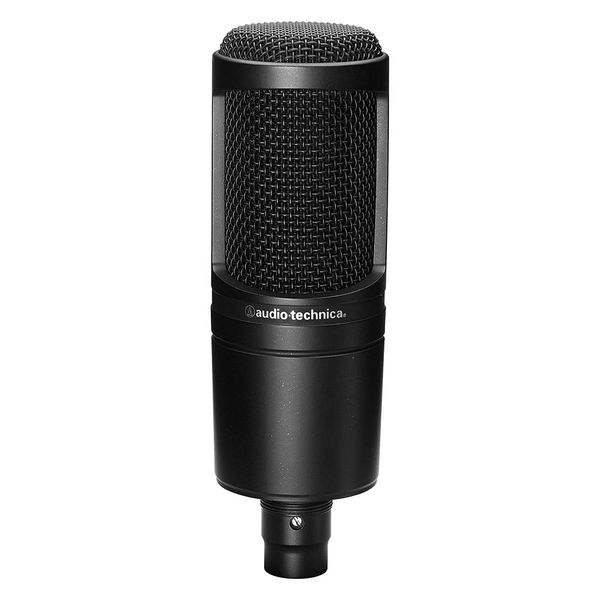 Microfone Condensador Cardióide Audio-Technica, XLRM de 3 pinos - AT2020