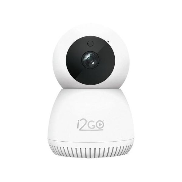 Câmera de Segurança Inteligente Wi-Fi i2GO - Full HD Interna Visão Noturna Home Smart WiFi