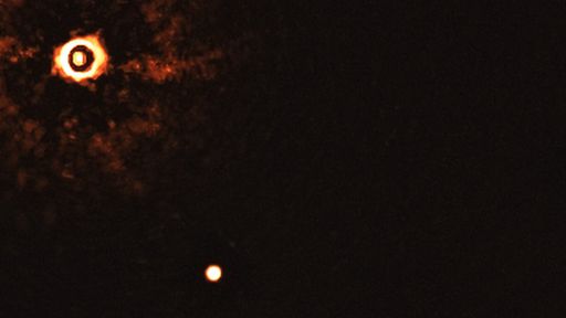 Registrada 1ª imagem de sistema multiplanetário ao redor de estrela como o Sol