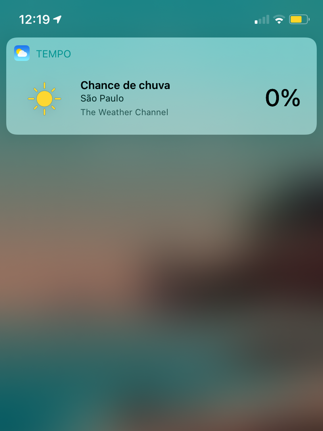 Verifique as condições do tempo com a Siri. Captura de tela: Lucas Wetten (Canaltech)