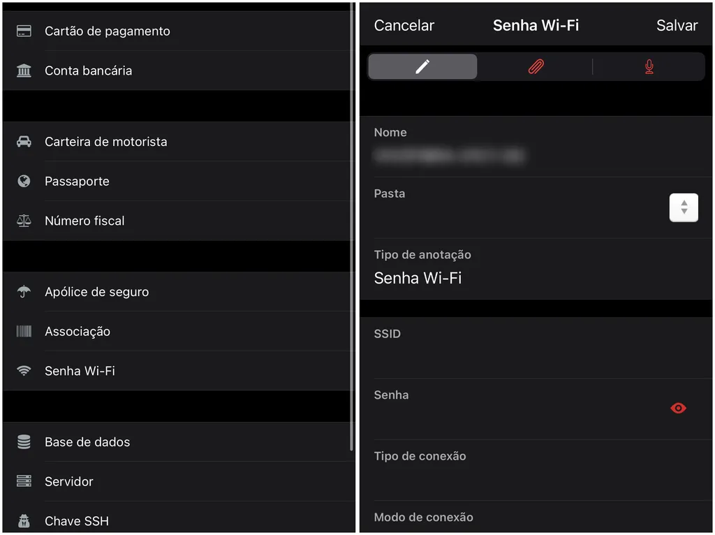 Armazene os dados da sua rede Wi-Fi com segurança no LastPass (Imagem: Captura de tela/Thiago Furquim/Canaltech)