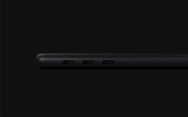 MacBook Pro de 16 polegadas aparece em conceito com 3 USB-C e 3 Thunderbolt