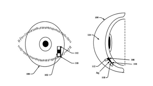 Patente revela lentes de contato inteligentes da Google