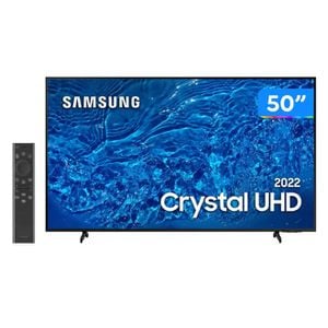 Smart TV 50” Crystal 4K Samsung UN50BU8000GXZD - VA 60Hz Wi-Fi Bluetooth Alexa Google Assistente [APP + CLIENTE OURO]