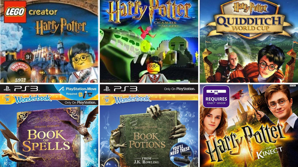 Outros jogos ambientados no universo Harry Potter, mas com propostas diferentes (Imagem: Montagem/Reprodução/Harry Potter Fandom/Canaltech)