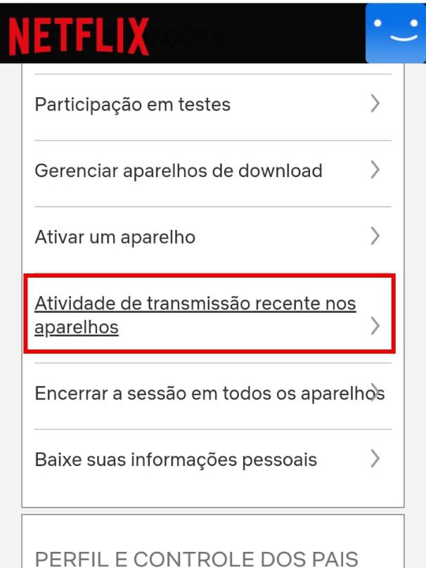 Quem está a usar a conta do Netflix? Terminar sessão nos dispositivos