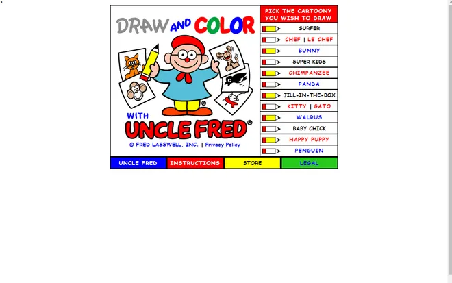 O Uncle Fred ajuda crianças a aprender a desenhar (Captura de tela: Thiago Furquim/Canaltech)