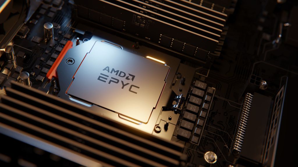 Processadores AMD EPYC são destaques da empresa na tecnologia para servidores, cloud e IA (Divulgação/AMD)