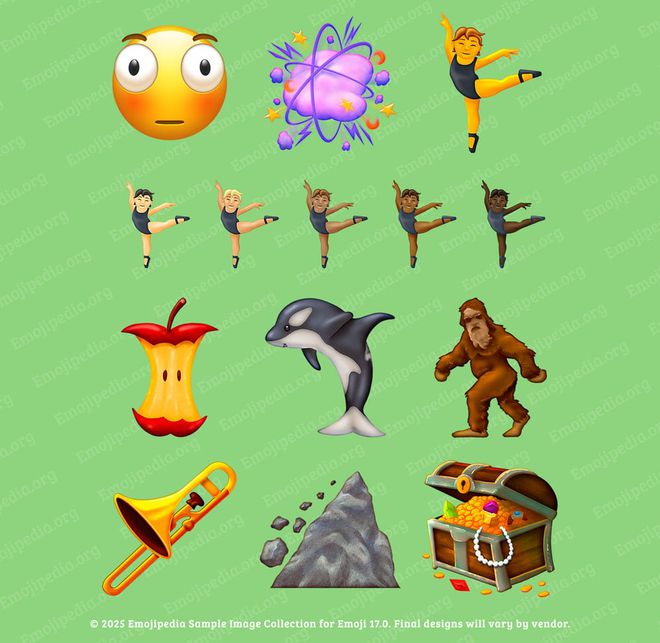 Novos emojis