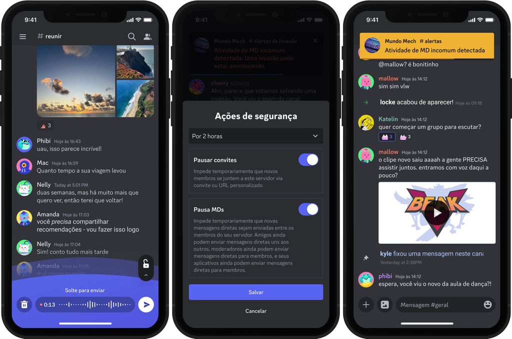 Discord reformula app mobile e lança novos recursos de segurança -  Adrenaline