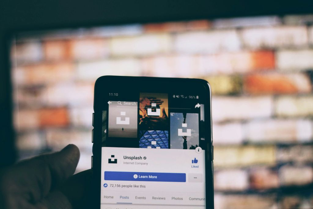 Páginas no Facebook