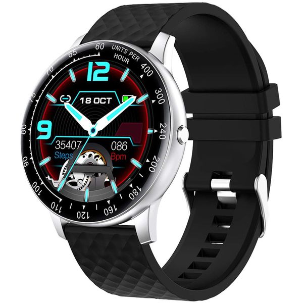 Relógio Inteligente Smartwatch Redondo para Feminino e Masculino Com OxíMetro, Suportes Android e Ios